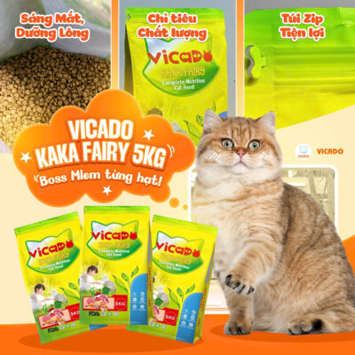 Thức ăn hạt cao cấp Vicado 5kg