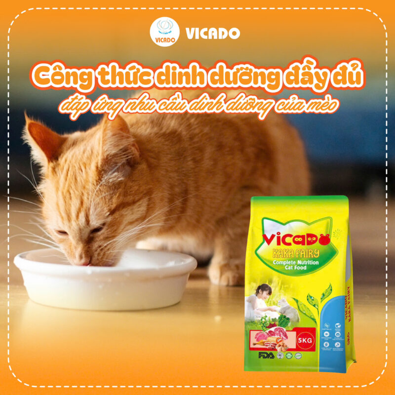 Thức ăn hạt cao cấp Vicado 5kg