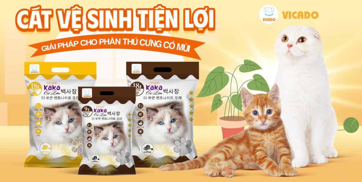 Cát vệ sinh Kaka mùi cafe 9L
