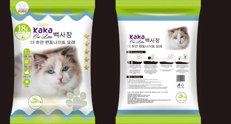 Cát vệ sinh Kaka mùi dừa 9L