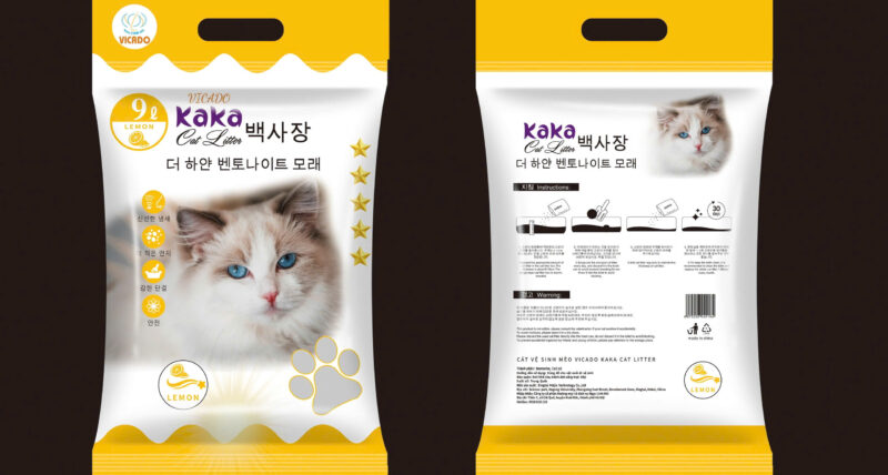 Cát vệ sinh Kaka mùi chanh 9L