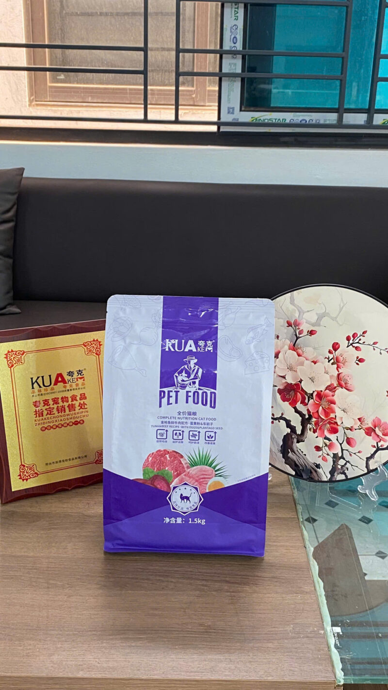 Thức ăn hạt cao cấp Kuake vị bò 1.5kg