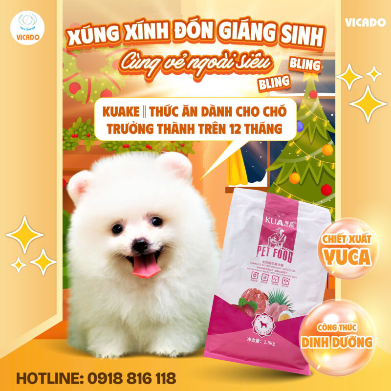 Thức ăn cho chó dưới 12 tháng tuổi 1.5kg