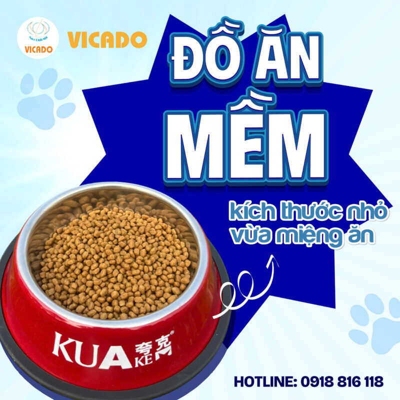 Thức ăn hạt cao cấp Kuake vị bò 1.5kg