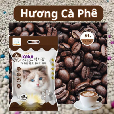 Cát vệ sinh Kaka mùi cafe 9L