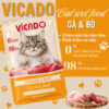 VICADO CHICKEN & BEEF CAT WET FOOD ( Pate Vị Gà & Bò )