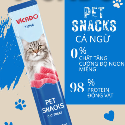 VICADO TUNA PET SNACK CAT TREAT ( Súp thưởng vị Cá Ngừ )